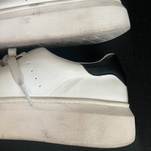 Time and Tru White Chunky Lace Up Athletic Tennis Sneaker Shoes Size 9 - Picture 11 of 16